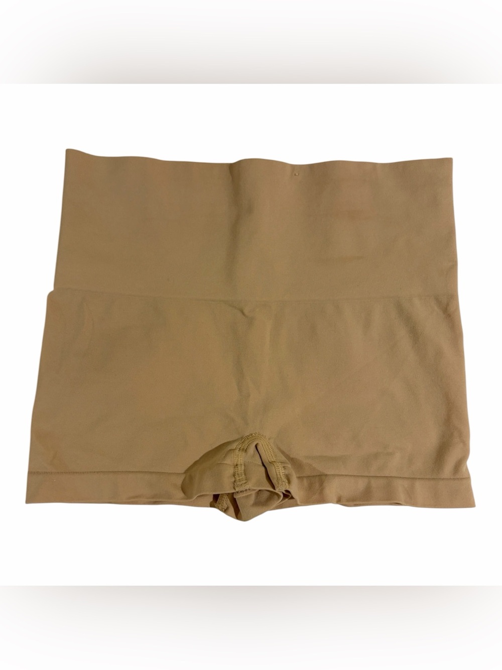 Spanx Everyday Shaping Panties Compression Boyshort Seamless Nude Tan Size Small